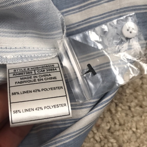 BB Dakota 💙 Sleeveless Chambray Shirtdress - Picture 6 of 6